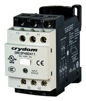 DRC3P48A411 CONTACTOR, 208-265VAC, DIN RAIL/PANEL SENSATA/CRYDOM