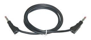 BU-2323-10-36-0. TEST LEAD, STACK BANANA PLUG, 914.4MM MUELLER ELECTRIC