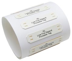 HL104WE1TS050B Cable Marker, Po, 70mm X 10.4mm, White Raychem - Te Connectivity