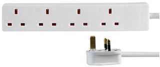 1594 3M Extension Lead Four Gang 3M Pro Elec