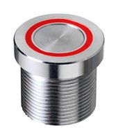 PBAR9AFB000A0SX Vandal Resistant SW, SPST, 0.2A, 6V, Red Apem