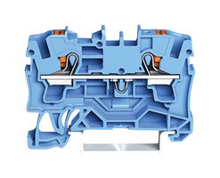 2204-1204 Terminal Block, DINRAIL, 2WAYS, 10AWG Wago