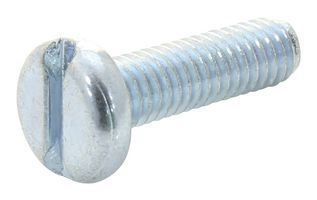 m2 6 PSSTMC Z100 Pan Head Slotted Screw, Steel, m2.5 Tr Fastenings