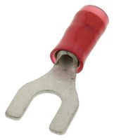 32050 Crimp Terminal, Spade, 4mm, Red Amp - Te Connectivity