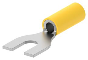 130620 Crimp Terminal, Fork, #10, 10AWG, Yellow Amp - Te Connectivity