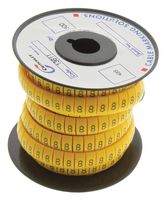 13611408 Cable Marker, K Type, 8, REEL500 Raychem - Te Connectivity