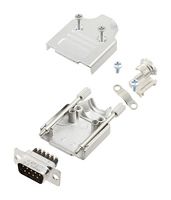 L17MHDM25+L717DB25PST D Sub Connector, Plug, 25Pos, Screw Amphenol ICC