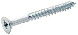 N6 1.000 KRSTWT Z100 CSK HEAD POZIDRIV WOOD SCREW, STEEL, 6G TR FASTENINGS