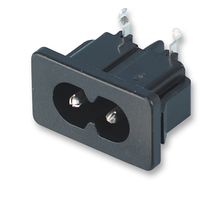 Jr-201S(Pcb) Inlet, IEC, CLASS2, Fig 8, Pcb multicomp Pro