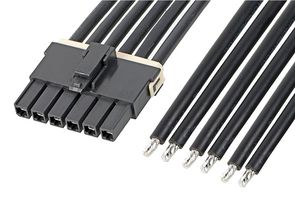 216401-1063 WTB Cord, Mega-Fit Rcpt/Free End, 600mm Molex