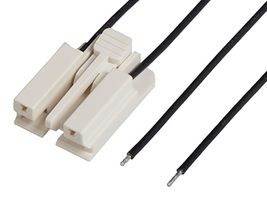 216331-1021 Cable, 2P EdgeLock Rcpt-Free End, 3.9" Molex