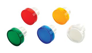 51-933.4 Round Lens, Yellow, Plastic Eao