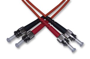 SPC19973. Lead, Fiber Optic, ST/ST Duplex, 3mm, 1m multicomp