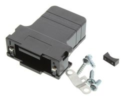 173111-0025 D-Sub Backshell, DA, 180DEG, ABS/Pc Molex / FCT