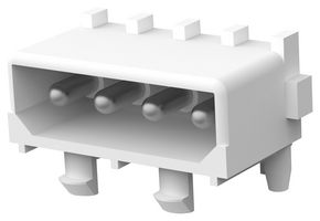 827001-2 WTB Connector, Header, 4Pos, 1ROW, THT Amp - Te Connectivity