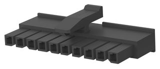 1-1445022-0 BOÎTIER RCPT, 10POS, NYLON 66/6, AMP NOIR - VERS CONNECTIVITÉ