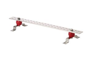 GB2D0008TPI-1 D-Pattern Grounding Busbar, 25.4mm, 8Pos PANDUIT