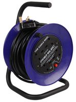 PEL01275 Extension Reel Mini 4 Way 15m Pro Elec