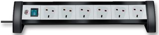 1156253416 Power Outlet Strip, 6 Outlet, 3M, 240V Brennenstuhl