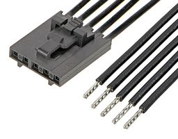 216271-1050 WTB Cord, 5P SL Rcpt-Free End, 50mm Molex