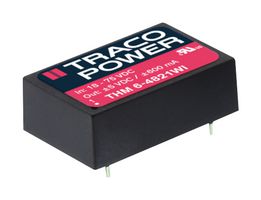 THM 6-2412WI DC-DC Conv, ISO POL, 1 O/P, 0.5A, 12V TRACO Power
