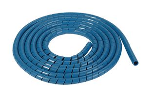 161-46200 Sleeving, SPRIAL, PE, Blue, 30m HELLERMANNTYTON