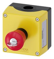 3SU1801-0NN00-2AA2 E-STOP SWITCH, SPST-NC/NO, 10A, 500V SIEMENS