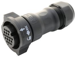 DD-18BFFA-QL8MP0 Industrial Circular, Rcpt, 18POS, Cable Amphenol LTW