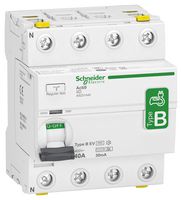 A9Z51440 RCCB, 4P, 40A, 400VAC Schneider Electric