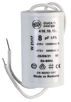 4.16.10.13.06 Cap, 8µF, 450VAC, 5%, PP, Can DUCATI