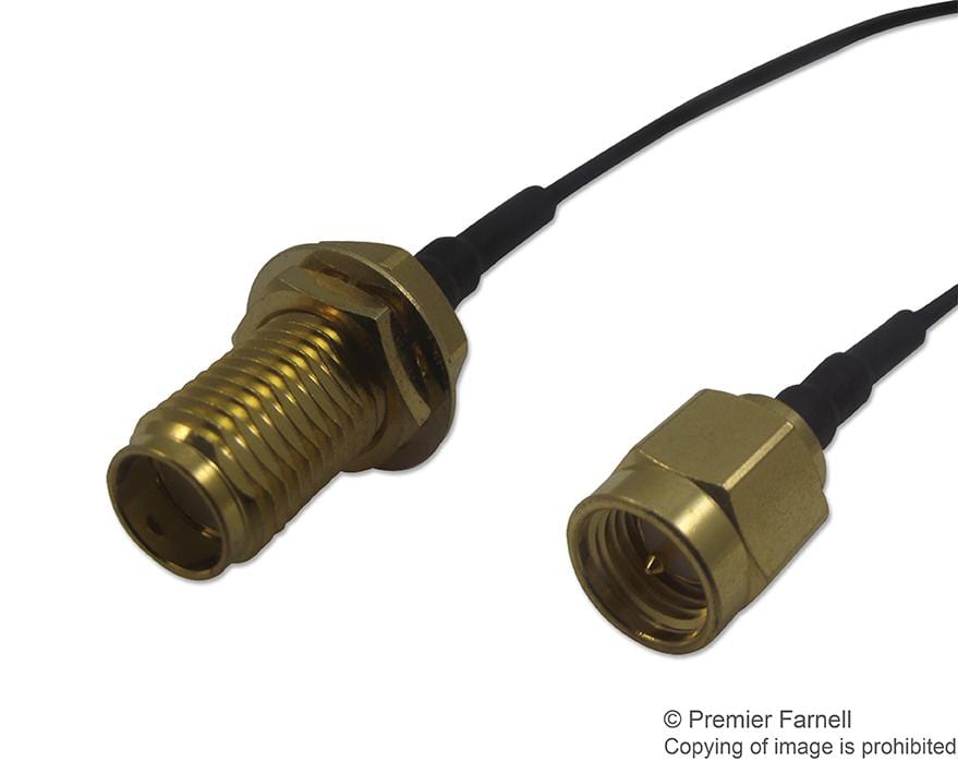 MULTICOMP PRO RF - Coaxial MC000783 RF COAXIAL CABLE, SMA-SMA, 100MM MULTICOMP PRO 2452694 MC000783