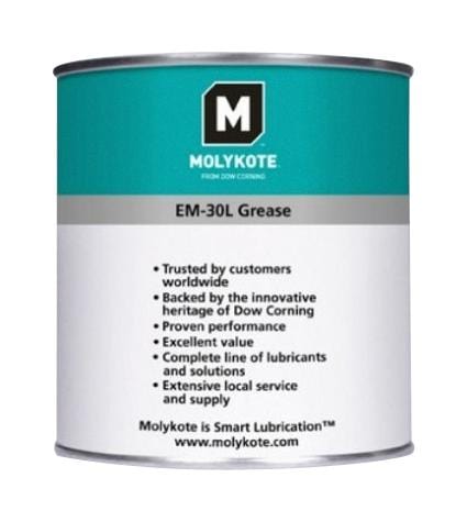 MOLYKOTE Lubricants & Cutting Fluids MOLYKOTE EM-30L, 1KG EM-30L GREASE, CAN, 1KG MOLYKOTE 3605781 MOLYKOTE EM-30L, 1KG