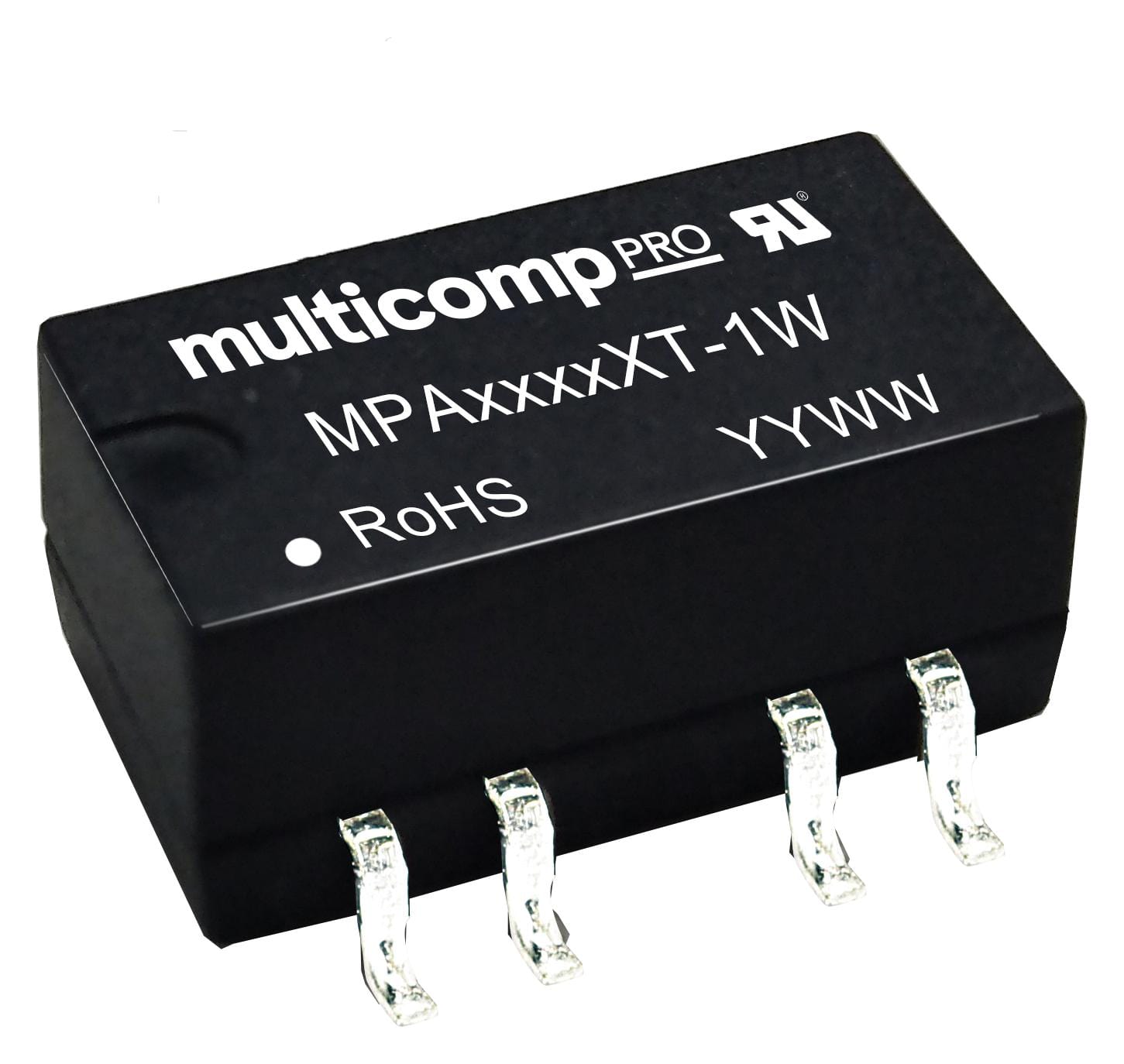 MULTICOMP PRO Isolated Board Mount MPA0512XT-1W DC-DC CONVERTER, 2 O/P, 1W MULTICOMP PRO 3652640 MPA0512XT-1W