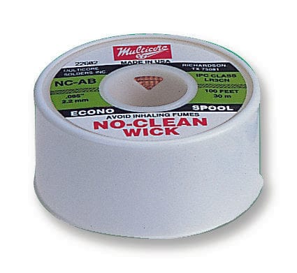MULTICORE / LOCTITE Desoldeer lint NC-AA WICK 1.5MM X 30M BRAID, DESOLDERING, 30M, 1.5MM, REEL MULTICORE / LOCTITE 609377 NC-AA WICK 1.5MM X 30M