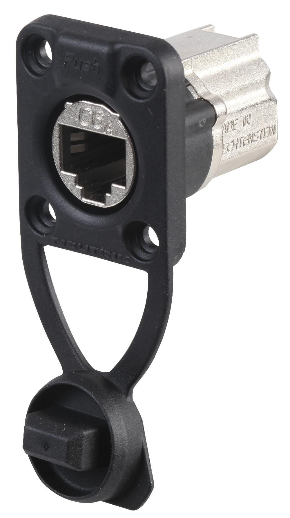 NEUTRIK In-Line Adaptors NE8FDX-P6-W RJ45 ENET CONN, CAT6A, JACK, 8POS, PANEL NEUTRIK 2543787 NE8FDX-P6-W