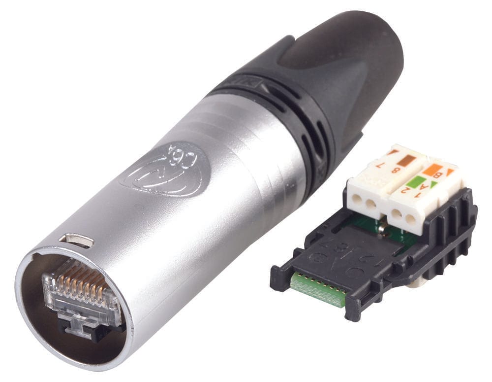 NEUTRIK Plugs & Jacks NE8MX6 RJ45 ENET CONN, CAT6A, PLUG, 8POS, CABLE NEUTRIK 2543781 NE8MX6