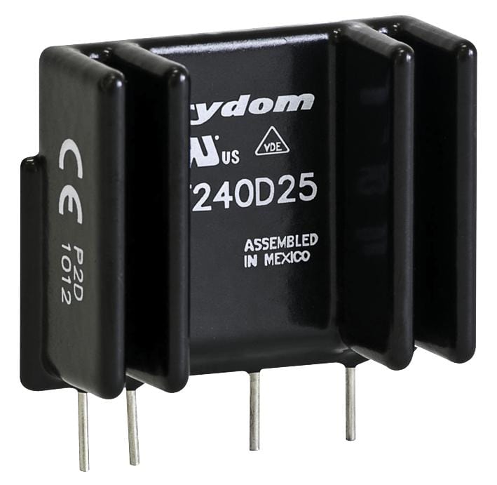 SENSATA/CRYDOM Solid State Relays PFE480D25R SSR, SIP, 660VAC/10A, 24VDC, RN SENSATA/CRYDOM 1936538 PFE480D25R