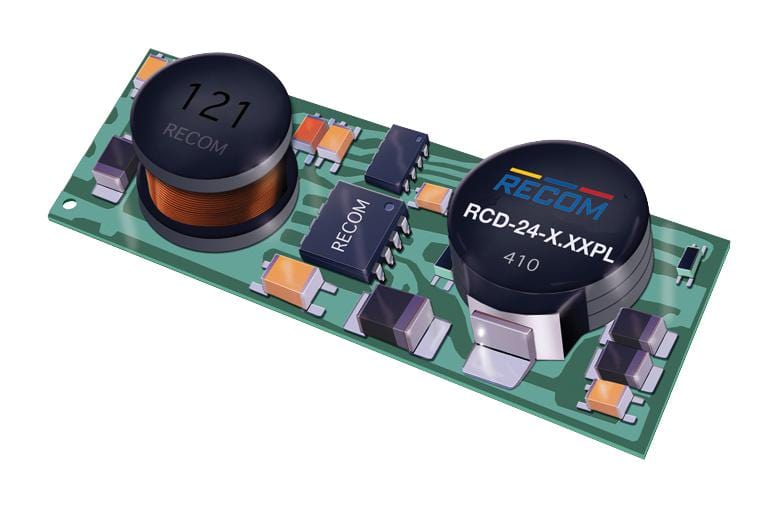 RECOM POWER LED Driver RCD-24-1.00/PL/A LED DRIVER, DC-DC, CC, 1A, 32V RECOM POWER 2440346 RCD-24-1.00/PL/A