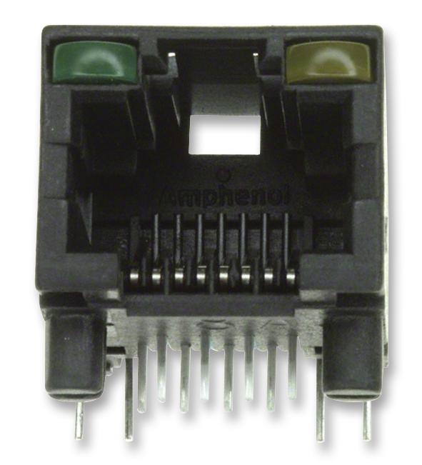 AMPHENOL ICC Plugs & Jacks RJHSE-5084 JACK, RJ45, W/LED, 1PORT AMPHENOL ICC 1860578 RJHSE-5084