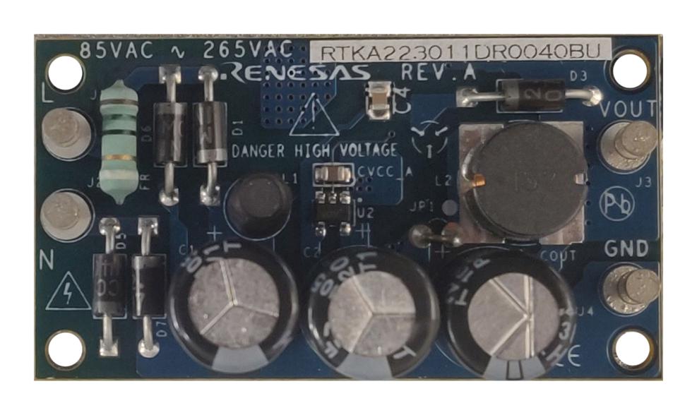 RENESAS Power Management - AC / DC RTKA223011DR0040BU DEMONSTRATION BOARD, BUCK CONVERTER RENESAS 3773119 RTKA223011DR0040BU