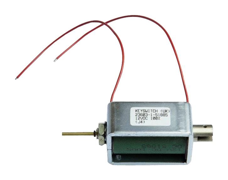 KEYSWITCH Linear SM2/PUSH/PULL/12VDC SOLENOID, PULL-THRUST, 12VDC KEYSWITCH 1181450 SM2/PUSH/PULL/12VDC