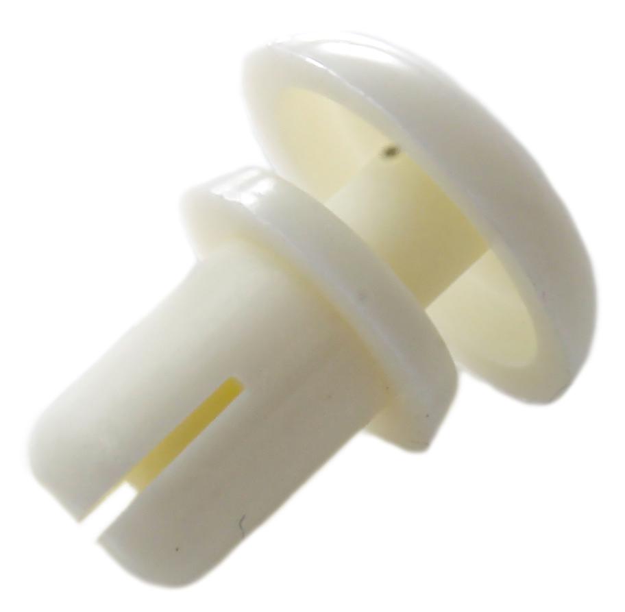 ESSENTRA COMPONENTS Plastic SR 6080W SNAP RIVET, NYLON 6, 6.2MM, WHITE, PK100 ESSENTRA COMPONENTS 2914506 SR 6080W