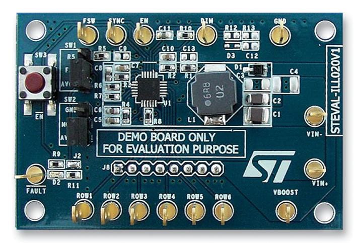 STMICROELECTRONICS Lighting Development Kits STEVAL-ILL020V1 LCD PANELS BACKLIGHT, DEV BOARD STMICROELECTRONICS 2308958 STEVAL-ILL020V1