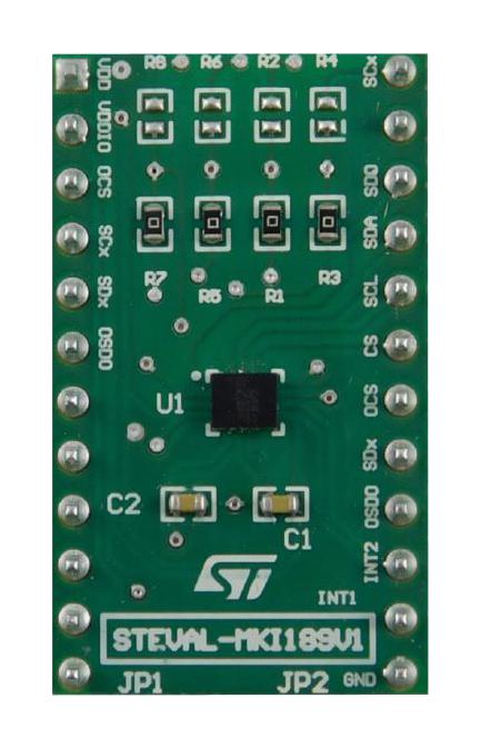 STMICROELECTRONICS Analog Development Kit Accessories STEVAL-MKI189V1 ADAPTER BOARD, MEMS ADAPTER MOTHERBOARD STMICROELECTRONICS 2980973 STEVAL-MKI189V1