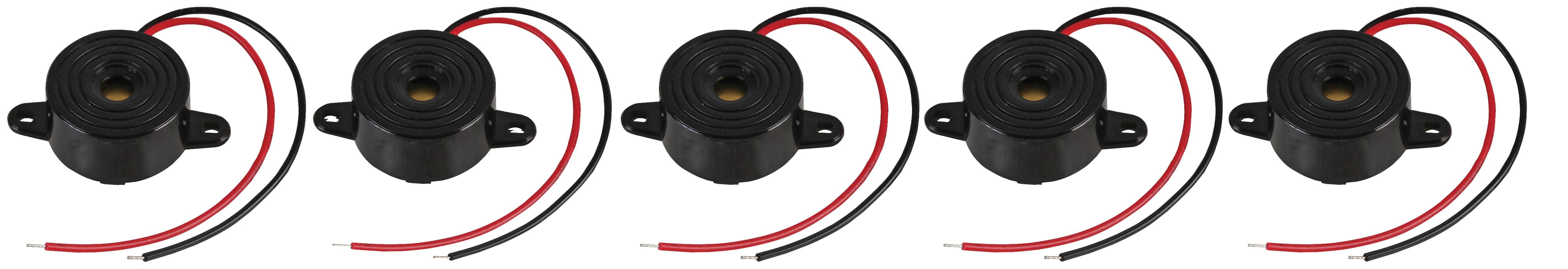 UCREATE Piezo UC-BUZZ12-3300 12V, 3.3KHZ BUZZERS, 5PK UCREATE 3763041 UC-BUZZ12-3300