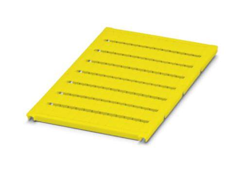 PHOENIX CONTACT Terminal Block Markers UC-TM 5 YE MARKER SHEET, BLANK, 5.2MM, YELLOW, TB PHOENIX CONTACT 3242811 UC-TM 5 YE