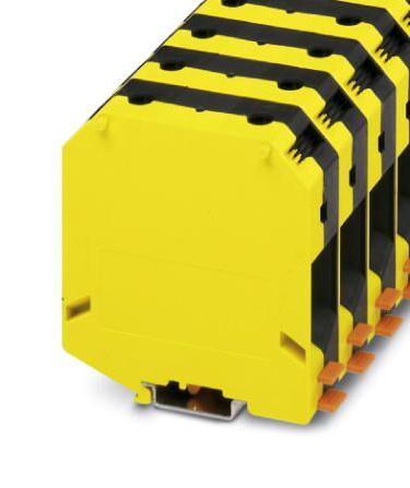 PHOENIX CONTACT DIN Rail Mount UKH 95-FE DINRAIL TERMINAL BLOCK, 2WAY, 000AWG PHOENIX CONTACT 3241179 UKH 95-FE