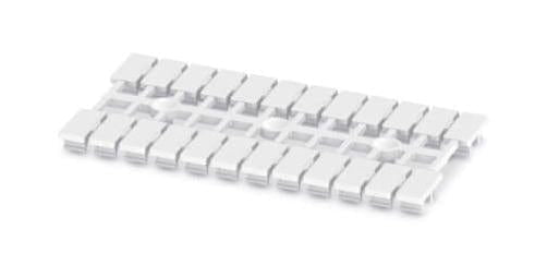 PHOENIX CONTACT Terminal Block Markers UM1U-TM (5X10) MARKER STRIP, BLANK, 5MM, WHITE, TB PHOENIX CONTACT 3242886 UM1U-TM (5X10)