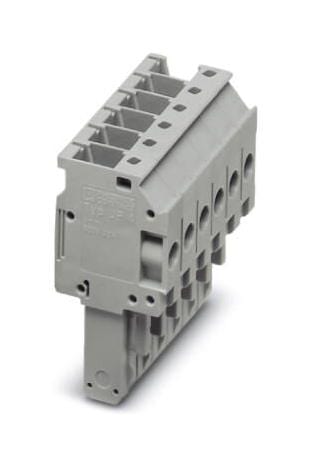 PHOENIX CONTACT Pluggable UP 4/ 6 TERMINAL BLOCK, PLUGGABLE, 6WAY, GREY PHOENIX CONTACT 3239398 UP 4/ 6