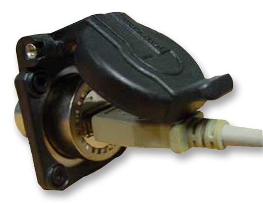 AMPHENOL SOCAPEX USB Adapters USBF21NSCC ADAPTOR W/ SELF CLOSING CAP, USB A, RCPT AMPHENOL SOCAPEX 2478048 USBF21NSCC